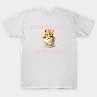 Beauty and Cuteness Coquette Aesthetic T-Shirt